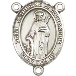 Saint Catherine of Alexandria<br>8343CTR - 3/4 x 1/2<br>Rosary Center