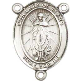 Our Lady of Tears<br>8346CTR - 3/4 x 1/2<br>Rosary Center