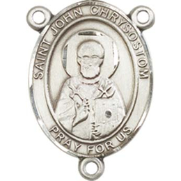 Saint John Chrysostom<br>8357CTR - 3/4 x 1/2<br>Rosary Center