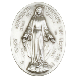Immaculate Conception<br>89-100V - 1 7/8 x 1 1/4<br>Visor Clip