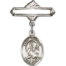 Saint Andrew the Apostle<br>9000/0730 - 1/2 x 1/4<br>Baby Badge