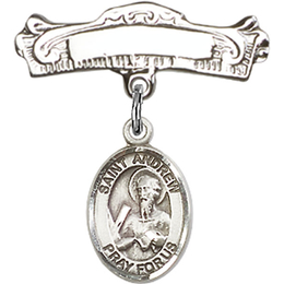 Saint Andrew the Apostle<br>9000/0732 - 1/2 x 1/4<br>Baby Badge