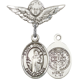 St Benedict<br>Baby Badge - 9008/0735