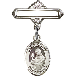 St Clare of Assisi<br>Baby Badge - 9028/0730