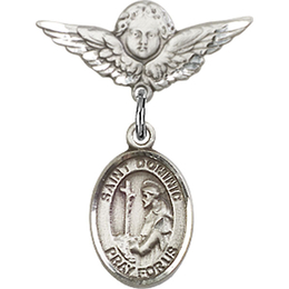 St Dominic de Guzman<br>Baby Badge - 9030/0735