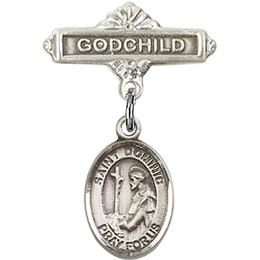 St Dominic de Guzman<br>Baby Badge - 9030/0736
