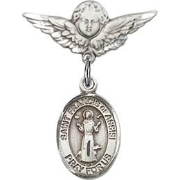 St Francis of Assisi<br>Baby Badge - 9036/0735