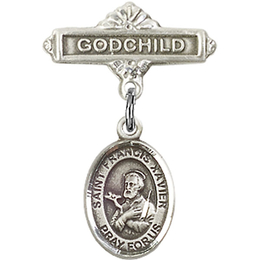 St Francis Xavier<br>Baby Badge - 9037/0736