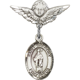 St Gregory the Great<br>Baby Badge - 9048/0735
