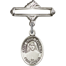St Maria Faustina<br>Baby Badge - 9069/0730