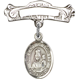 Our Lady of Loretto<br>Baby Badge - 9082/0732