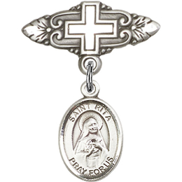 St Rita of Cascia<br>Baby Badge - 9094/0731