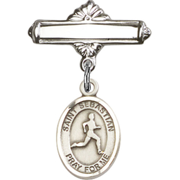 St Sebastian Track and Field<br>Baby Badge - 9176/0730