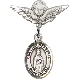 Our Lady of Fatima<br>Baby Badge - 9205/0735