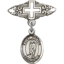 St Victor of Marseilles<br>Baby Badge - 9223/0731