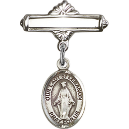 Our Lady of Lebanon<br>Baby Badge - 9229/0730