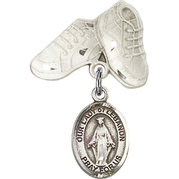 Our Lady of Lebanon<br>Baby Badge - 9229/5923