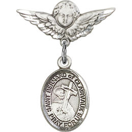 St Bernard of Clairvaux<br>Baby Badge - 9233/0735