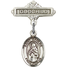 St Matilda<br>Baby Badge - 9239/0736