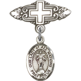 Our Lady of All Nations<br>Baby Badge - 9242/0731