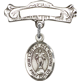 Our Lady of All Nations<br>Baby Badge - 9242/0732