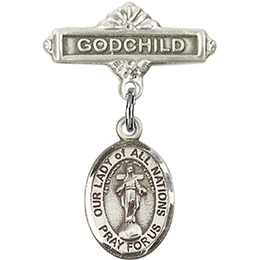 Our Lady of All Nations<br>Baby Badge - 9242/0736