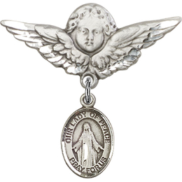 Our Lady of Peace<br>Baby Badge - 9245/0733