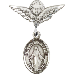Our Lady of Peace<br>Baby Badge - 9245/0735