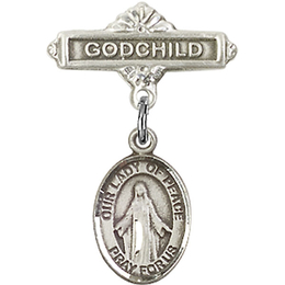 Our Lady of Peace<br>Baby Badge - 9245/0736