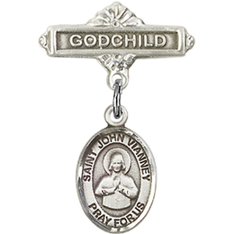 St John Vianney<br>Baby Badge - 9282/0736