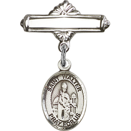 St Walter of Pontnoise<br>Baby Badge - 9285/0730