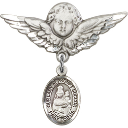 Our Lady of Prompt Succor<br>Baby Badge - 9299/0733