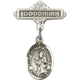 St Joseph of Arimathea<br>Baby Badge - 9300/0736