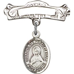 Immaculate Heart of Mary<br>Baby Badge - 9337/0732