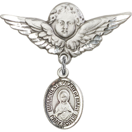 Immaculate Heart of Mary<br>Baby Badge - 9337/0733