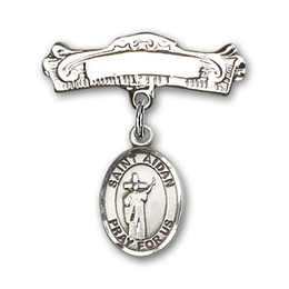 St Aidan of Lindesfarne<br>Baby Badge - 9381/0732