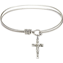 0001 - Crucifix Bangle<br>Available in 8 Styles