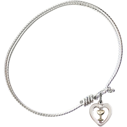 3148 - Heart / Chalice Bangle<br>Available in 8 Styles