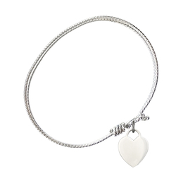 3400 - Heart Bangle<br>Available in 8 Styles