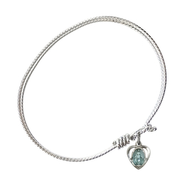 5401E - Miraculous Heart Bangle<br>Available in 8 Styles