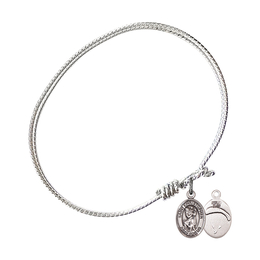 9022--7 - Saint Christopher/Paratroopers Bangle<br>Available in 8 Styles