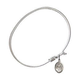 9144 - Saint Christopher/Lacrosse Bangle<br>Available in 8 Styles