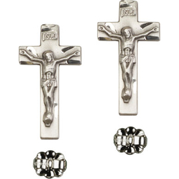 Crucifix<br>E0001P - 7/8 x 3/8<br>Earring