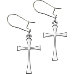 Maltese Cross<br>E1870D - 7/8 x 1/2<br>Earring