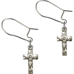 Crucifix<br>E4134D - 1/2 x 1/4<br>Earring