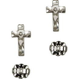 Crucifix<br>E4134P - 1/2 x 1/4<br>Earring