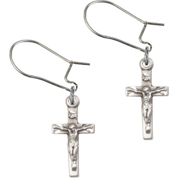 Crucifix<br>E5417D - 5/8 x 1/4<br>Earring
