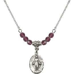 N20 Birthstone Necklace<br>Immaculate Conception<br>Available in 15 Colors