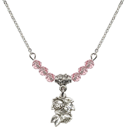 N20 Birthstone Necklace<br>Rose<br>Available in 15 Colors