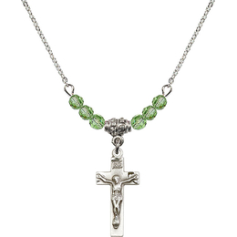 N20 Birthstone Necklace<br>Crucifix<br>Available in 15 Colors